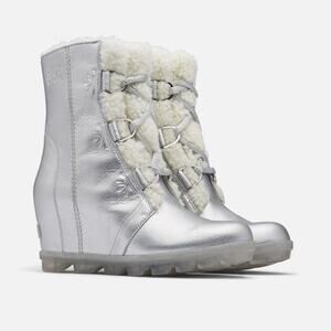 Sorel Joan of Arctic Shearling Wedge II Frozen Platform Snow Boots Disney 5.5